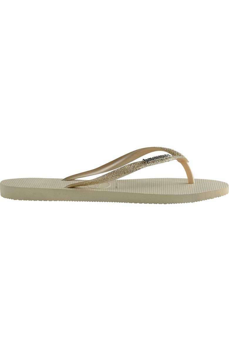 Havaianas Slim Glitter Flip Flop, Alternate, color,