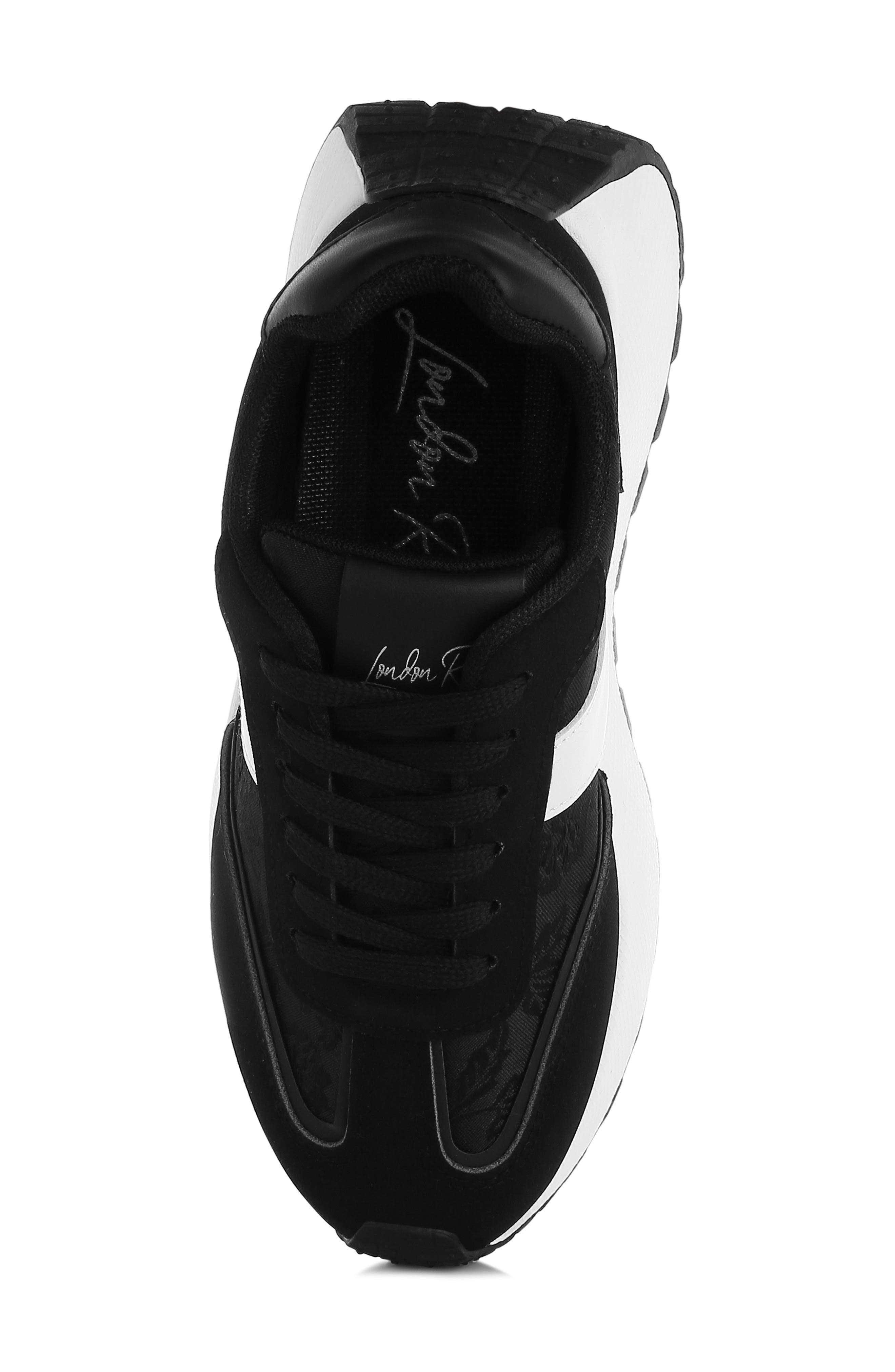 LONDON RAG Squeaker Sneaker, Alternate, color, Black