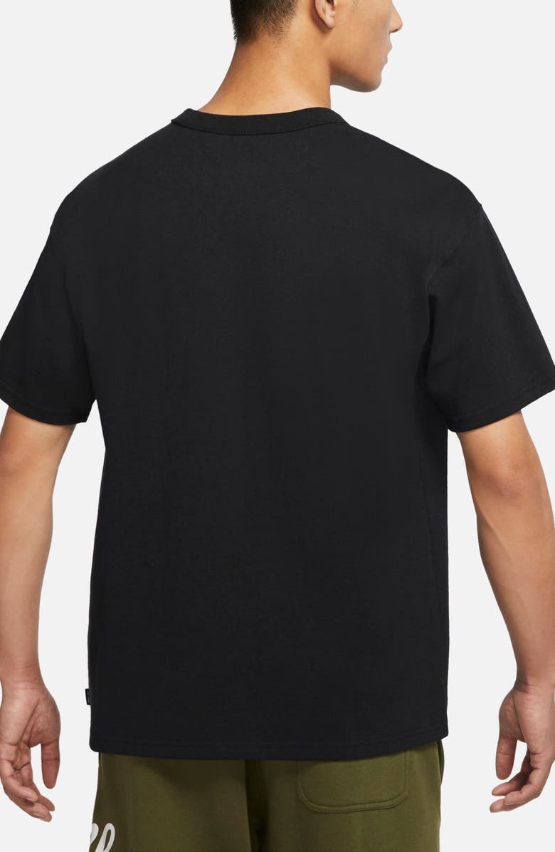 Nike Premium Essential Cotton T-Shirt, Alternate, color, Black/ Black