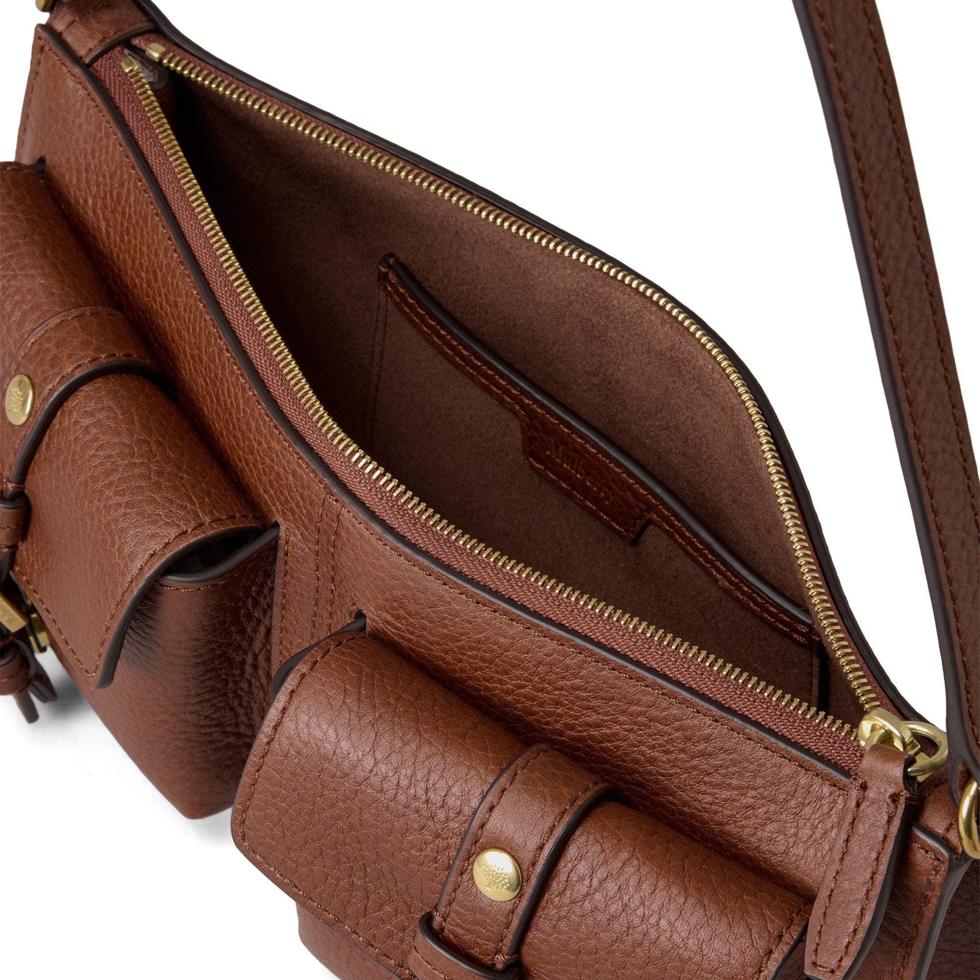 Mulberry Mini Roxanne Shoulder Bag, Alternate, color, Oak