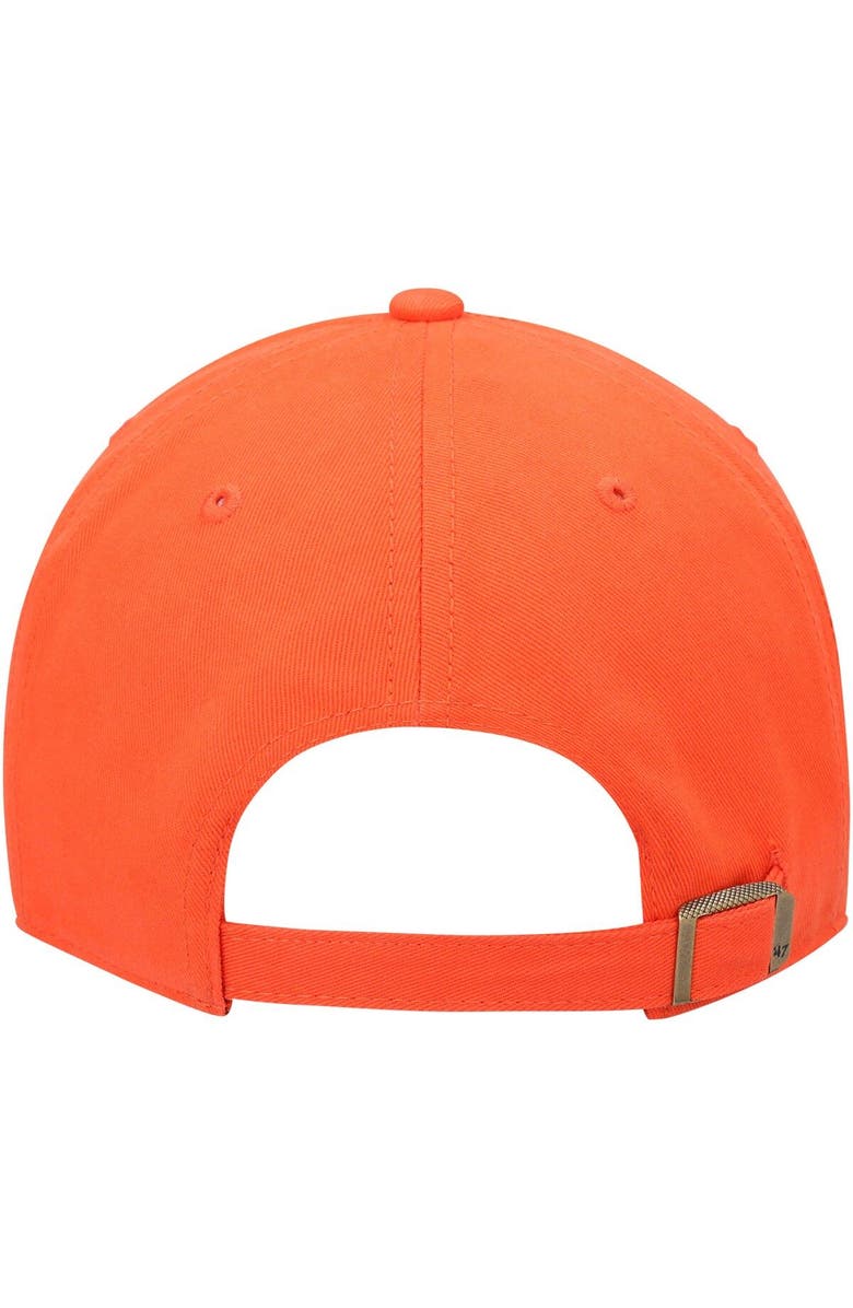 '47 Women's '47 Orange Denver Broncos Miata Clean Up Secondary Adjustable Hat, Alternate, color, 