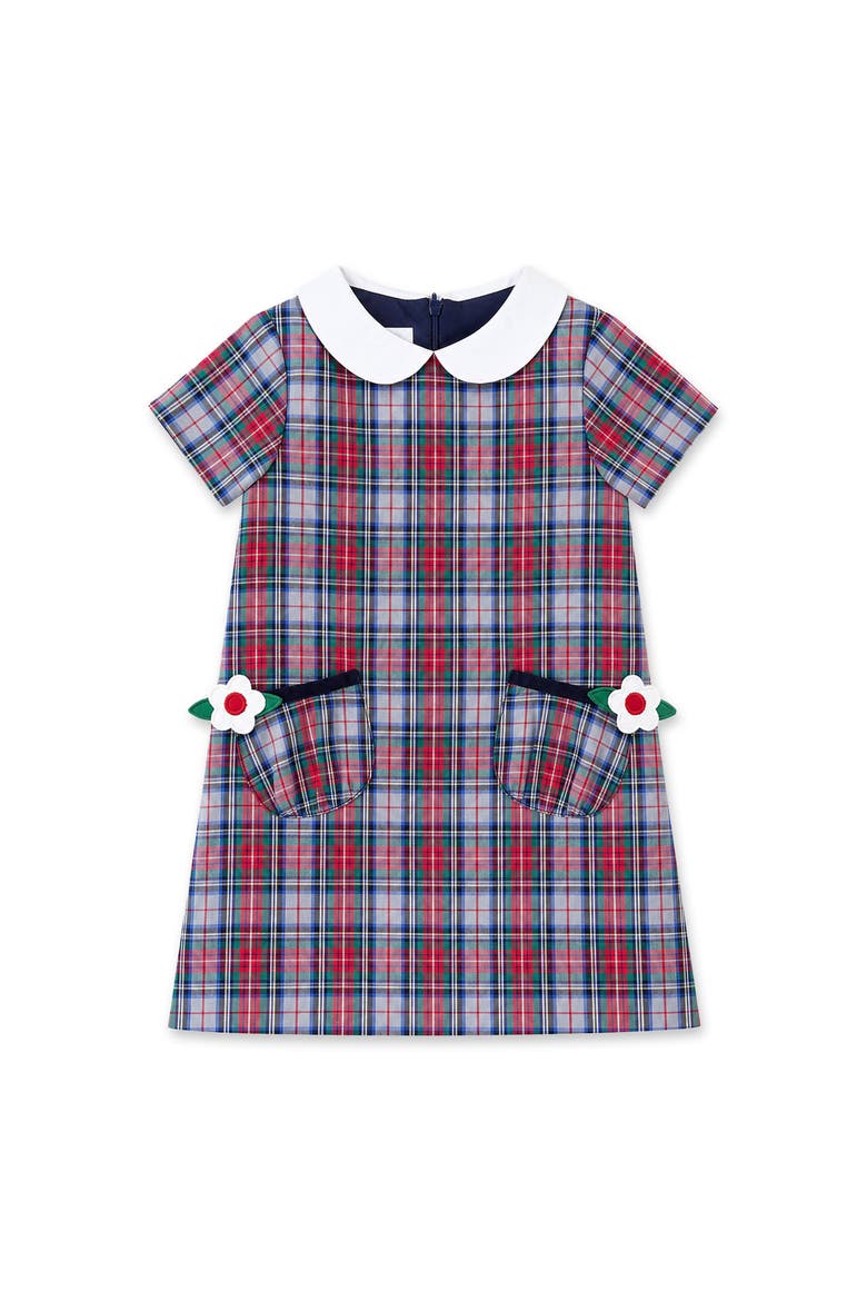 Plaid Dress with Pockets, Main, color, Grey Multi Plaid
