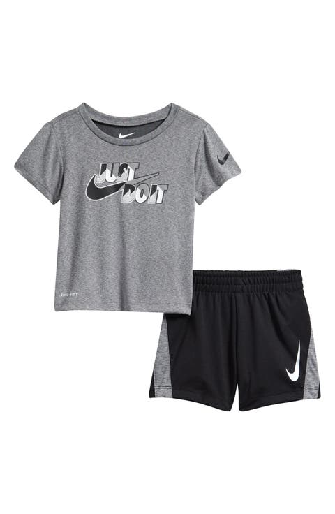 Kids' Dropset Graphic Tee & Shorts Set (Baby)