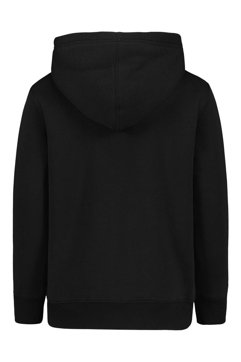 Kids' Fleece Lined Zip Hoodie, Alternate, color, BLACK