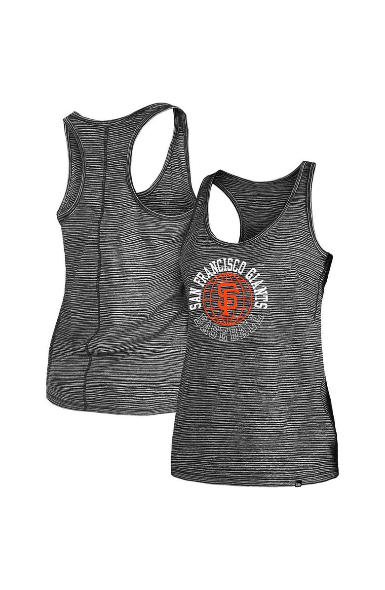 New Era Women's New Era Black San Francisco Giants Active Racerback Tank Top, Main, color, Black