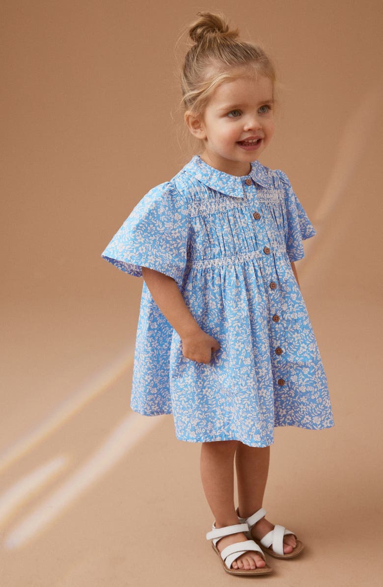 NEXT Kids' Ditsy Cotton Dress, Alternate, color, 