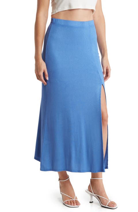 Side Slit Maxi Skirt