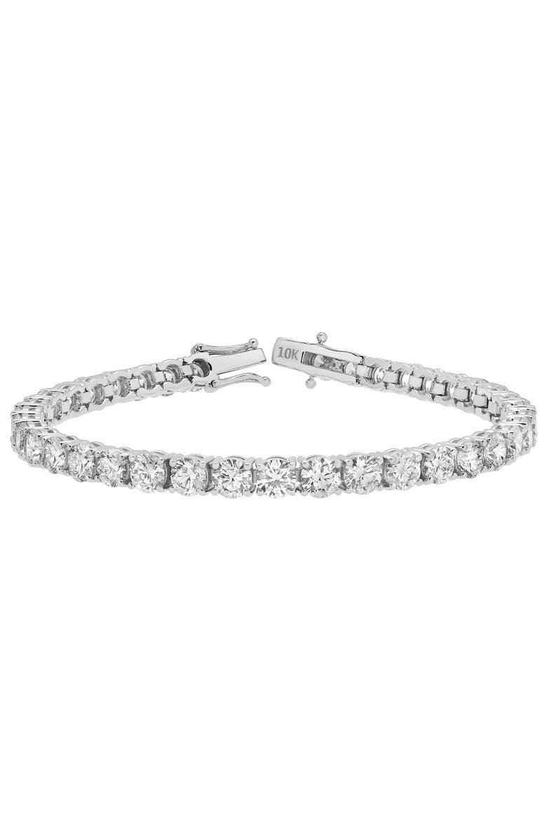 LuvMyJewelry 15Luv 10K Gold Lab Grown Diamond Tennis Bracelets - 18.9 Carats, Main, color, 