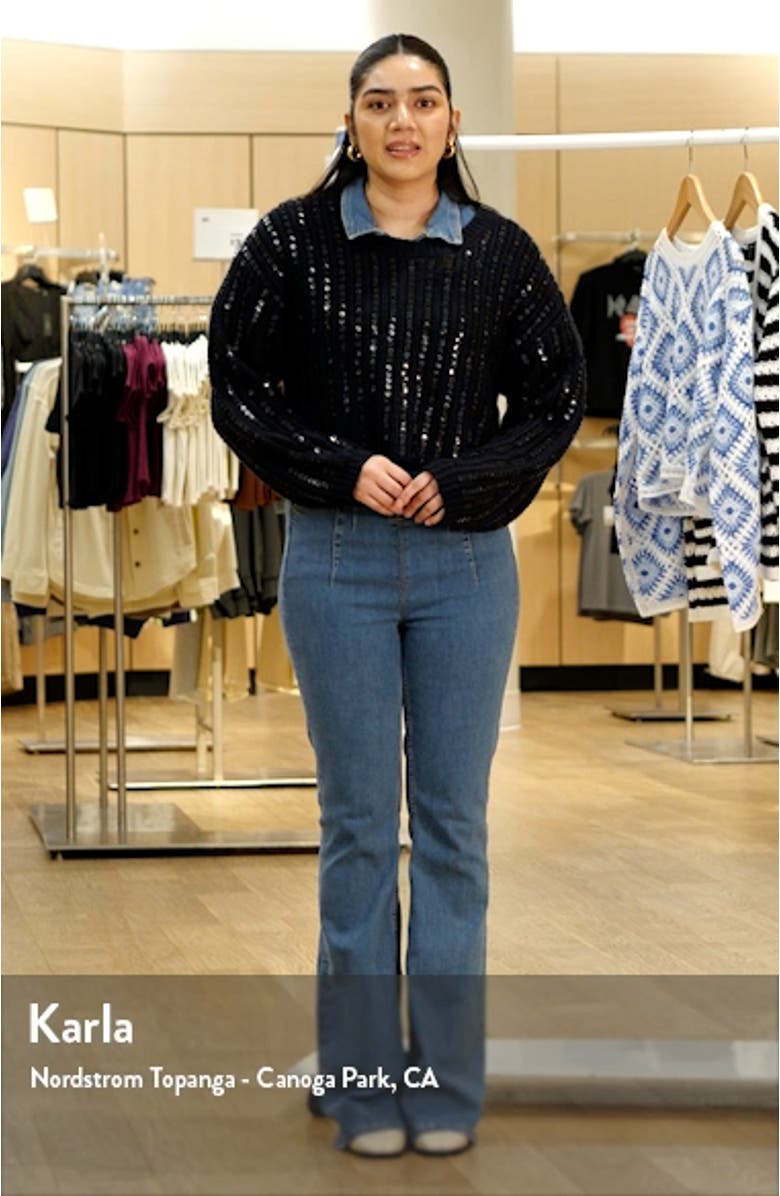 Phoebe Sequin Crop Sweater, sales video thumbnail