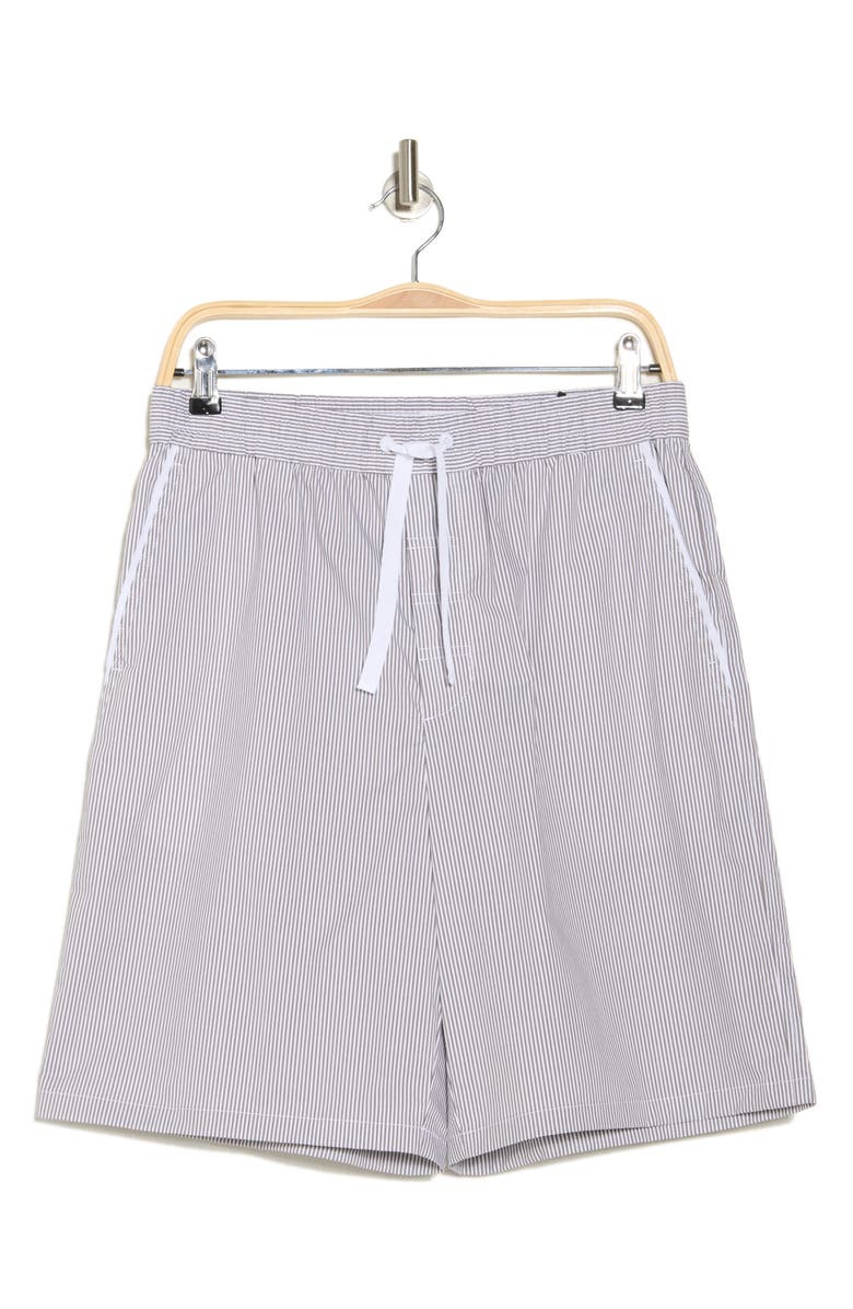 rag & bone Irving Stripe Shorts, Alternate, color, Brown Stripe