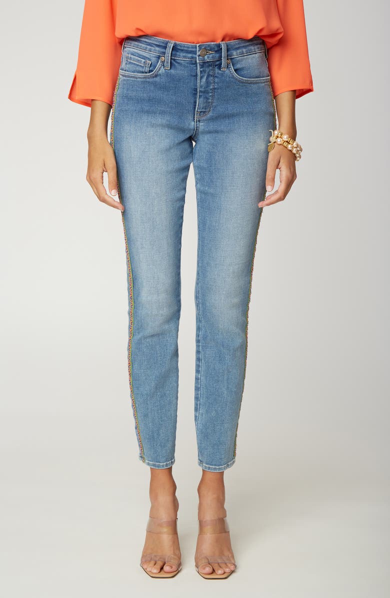 NYDJ Alina Pop Ankle Denim Leggings, Main, color,