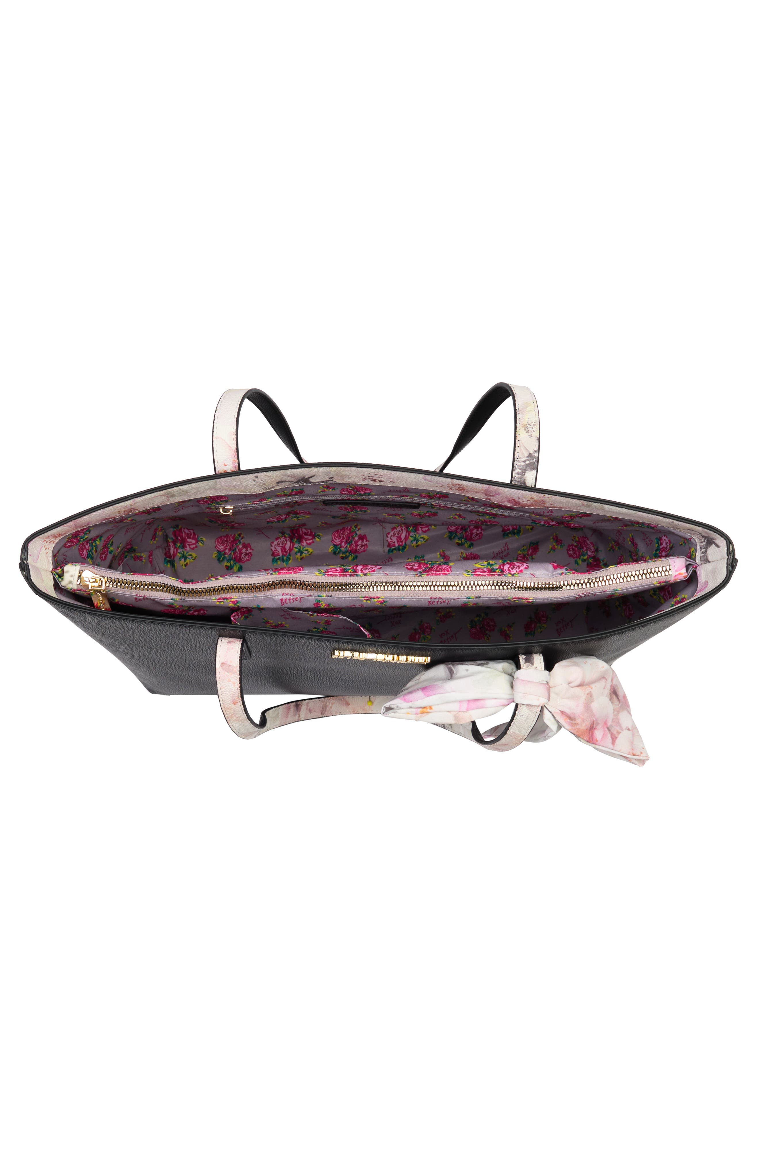 Betsey Johnson Lilly Wristlet Tote Bag, Alternate, color, 