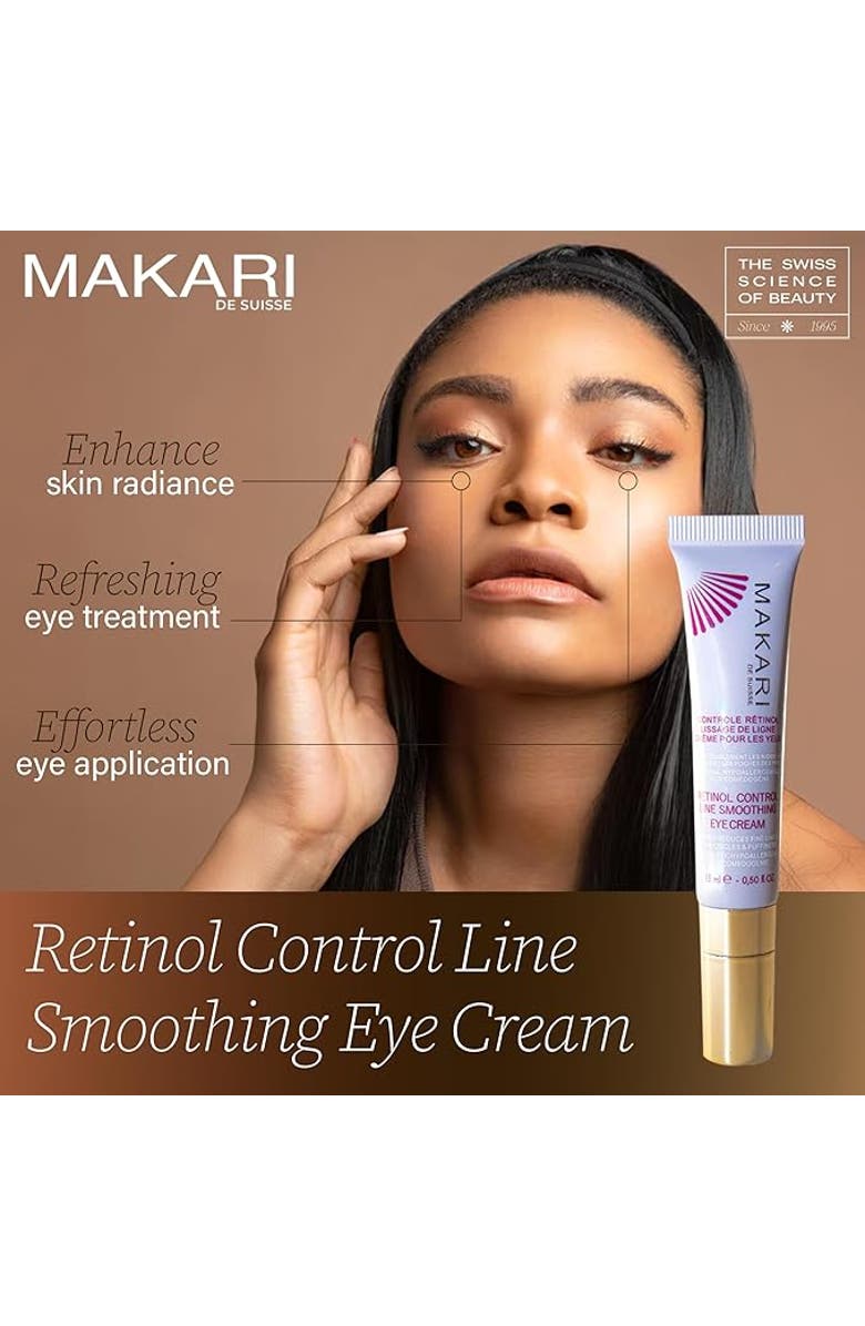 Makari de Suisse Retinol Control Line Smoothing Eye Creams, Alternate, color, NO COLOR