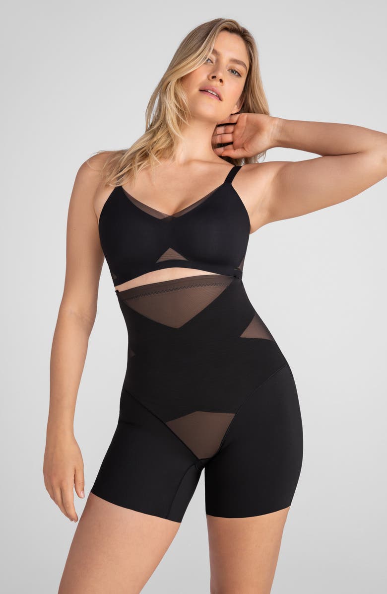 Honeylove SuperPower Girl Shorts, Alternate, color, Runway