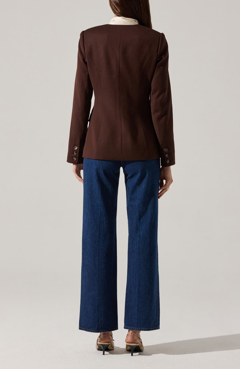 ASTR the Label Bellemere Jacket, Alternate, color, Brown