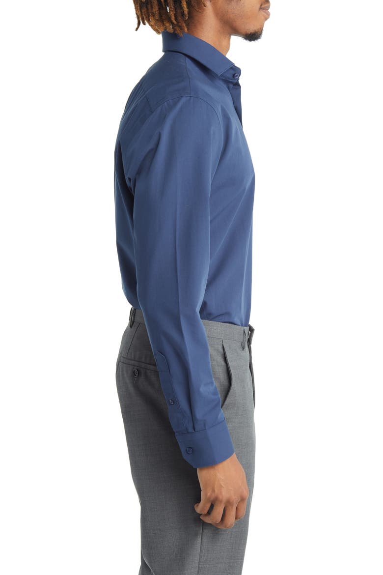 nordstrom tech smart dress shirt Tech-Smart Trim Fit Stretch Check Dress Shirt (Men)