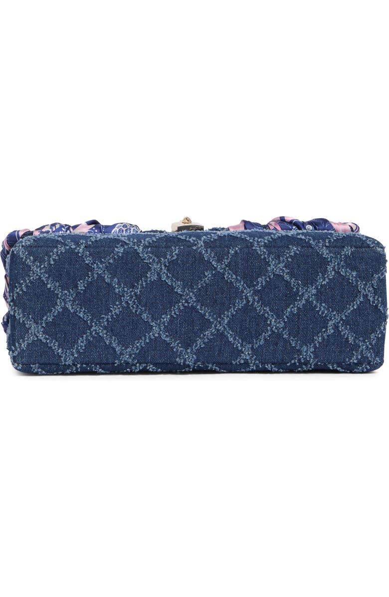 KG Kurt Geiger Brixton Scarf Shoulder Bag, Alternate, color, Navy