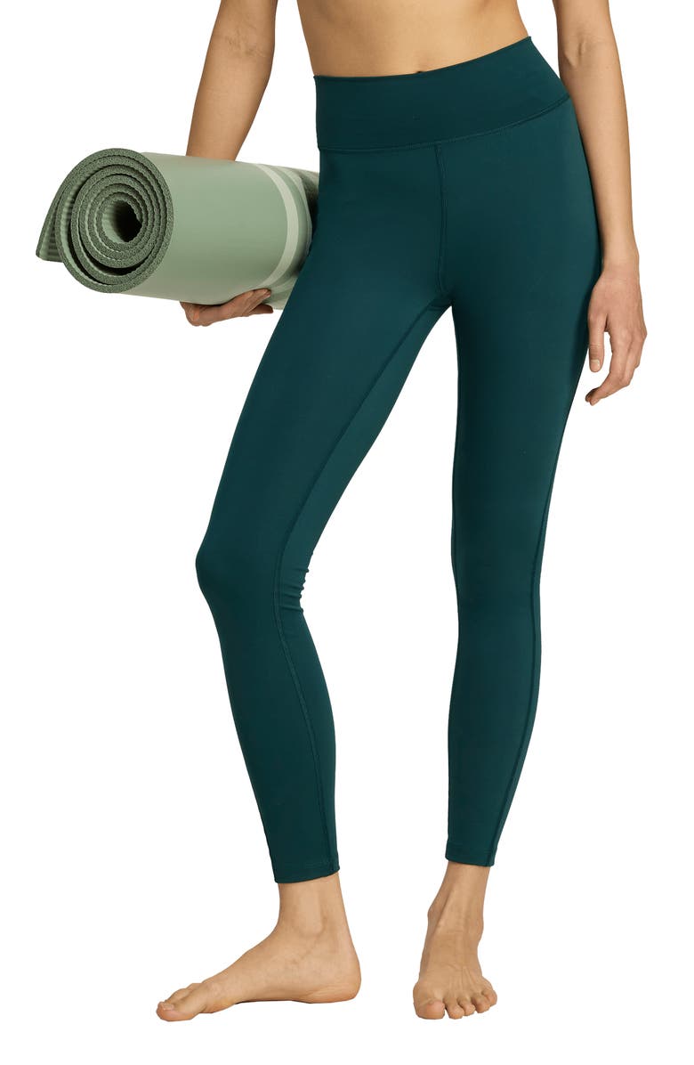 adidas AEROREADY All Me Essentials Leggings, Main, color, Aurora Ivy/ Aurora Ivy