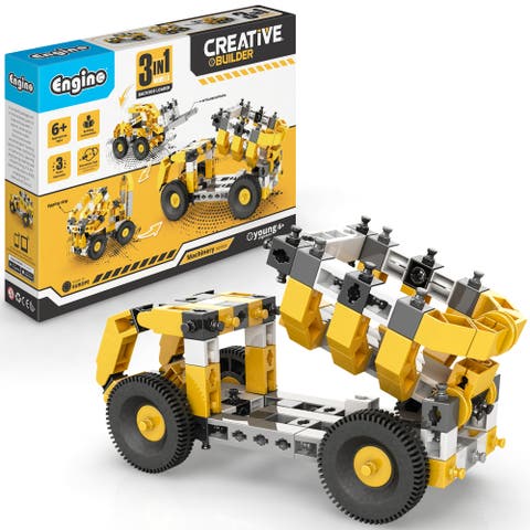 Creative Builder 3 In 1 Tipper Truck Multimodel Vehicle Brick Set