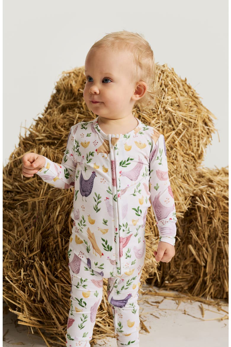 Fitted Convertible One-Piece Pajamas, Alternate, color, BEIGE