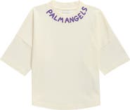 Palm Angels Kids' Seasonal Logo Over T-Shirt