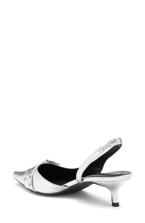 Wild Diva Lounge Aura Kitten Heel Slingback Pump