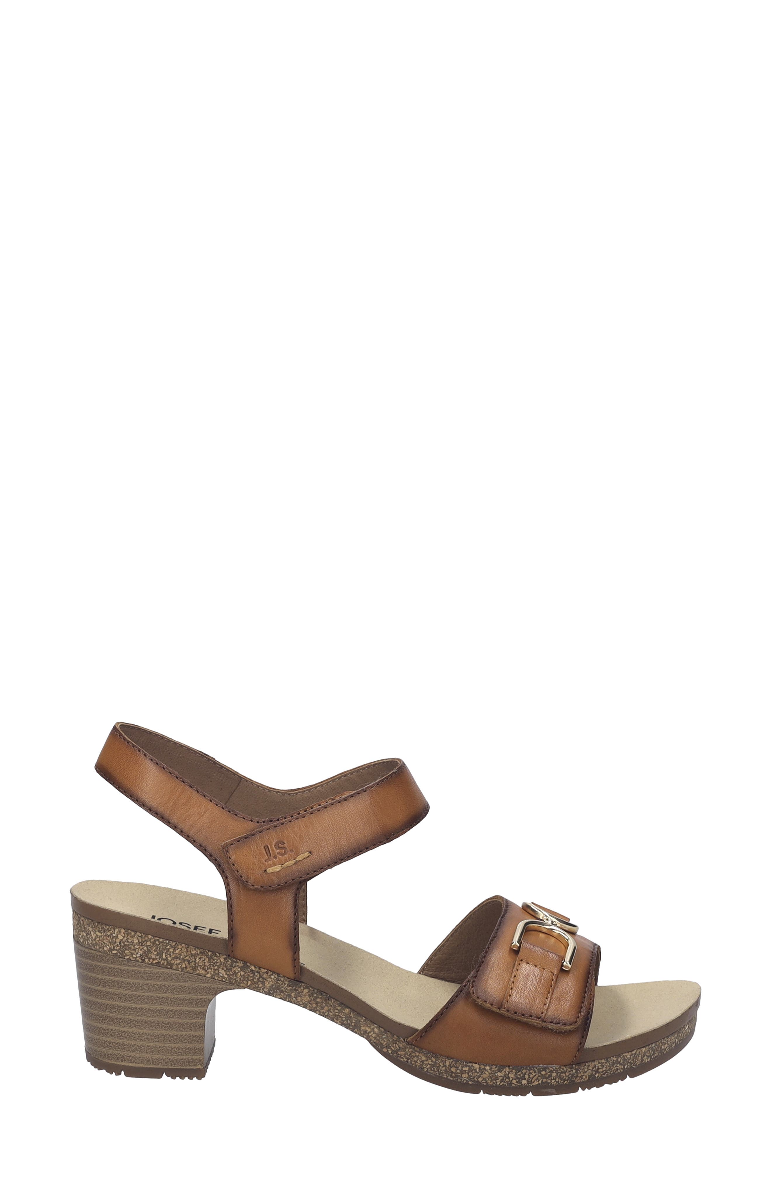 Grace Ankle Strap Sandal, Alternate, color, CAMEL