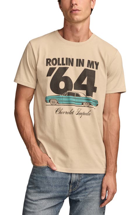 '64 Chevy Impala Cotton Graphic T-Shirt