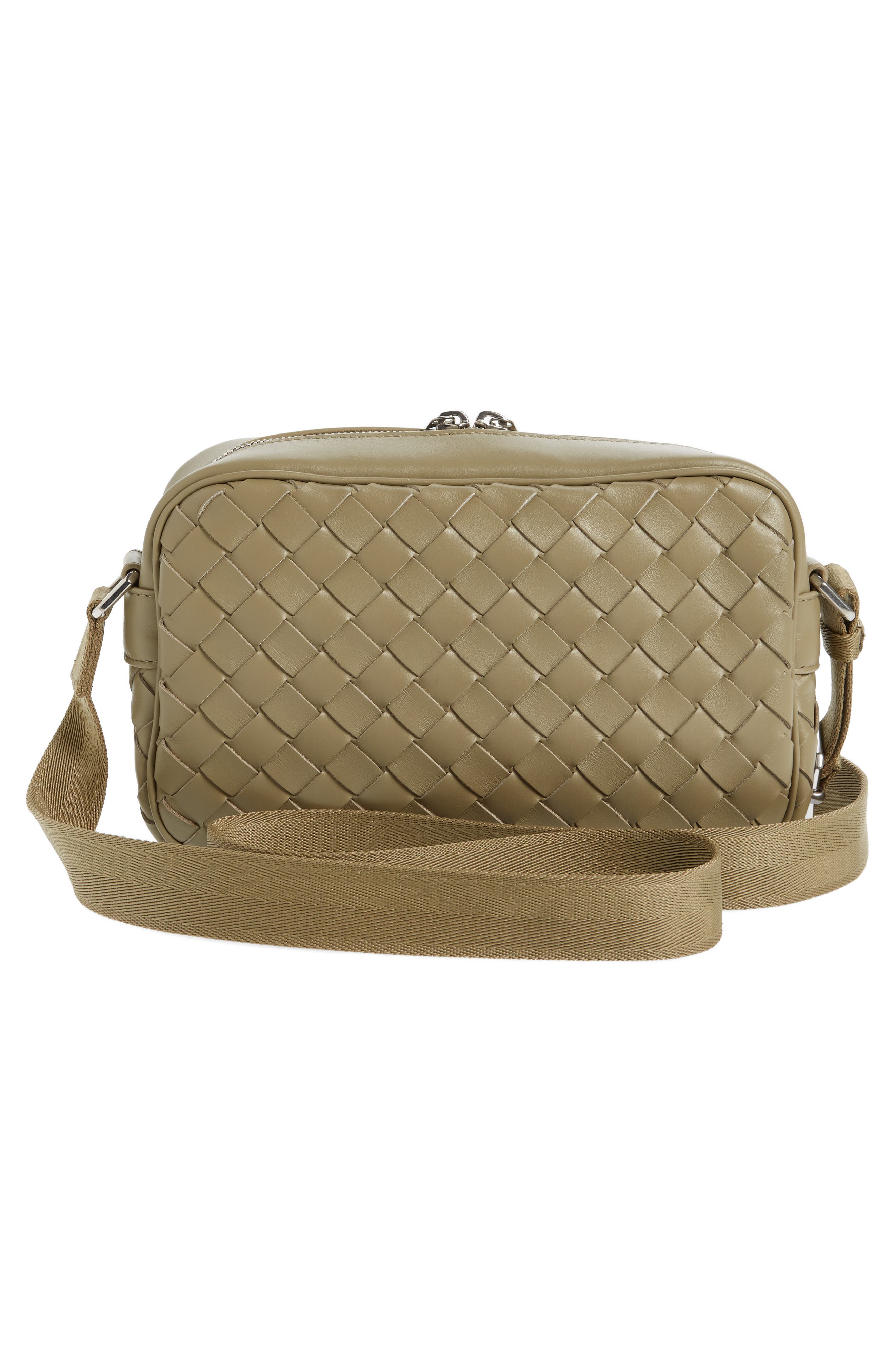 Bottega Veneta Classic Intrecciato Leather Camera Bag, Alternate, color, 