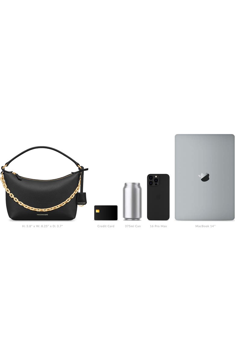 MAISON de SABRÉ The Limited-Edition Soft Hobo, Alternate, color, Black Caviar