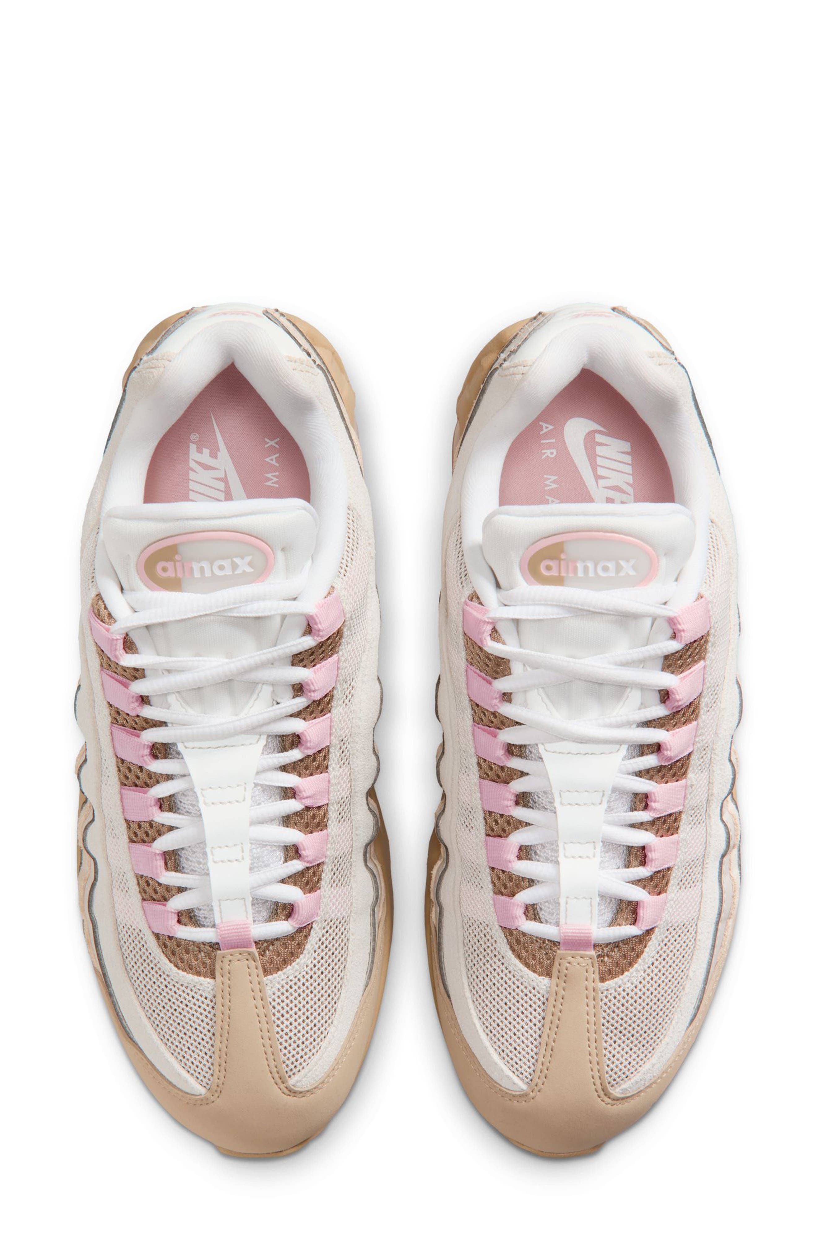Nike Air Max 95 Big Bubble Sneaker, Alternate, color, British Khaki/ Phantom/ Sand
