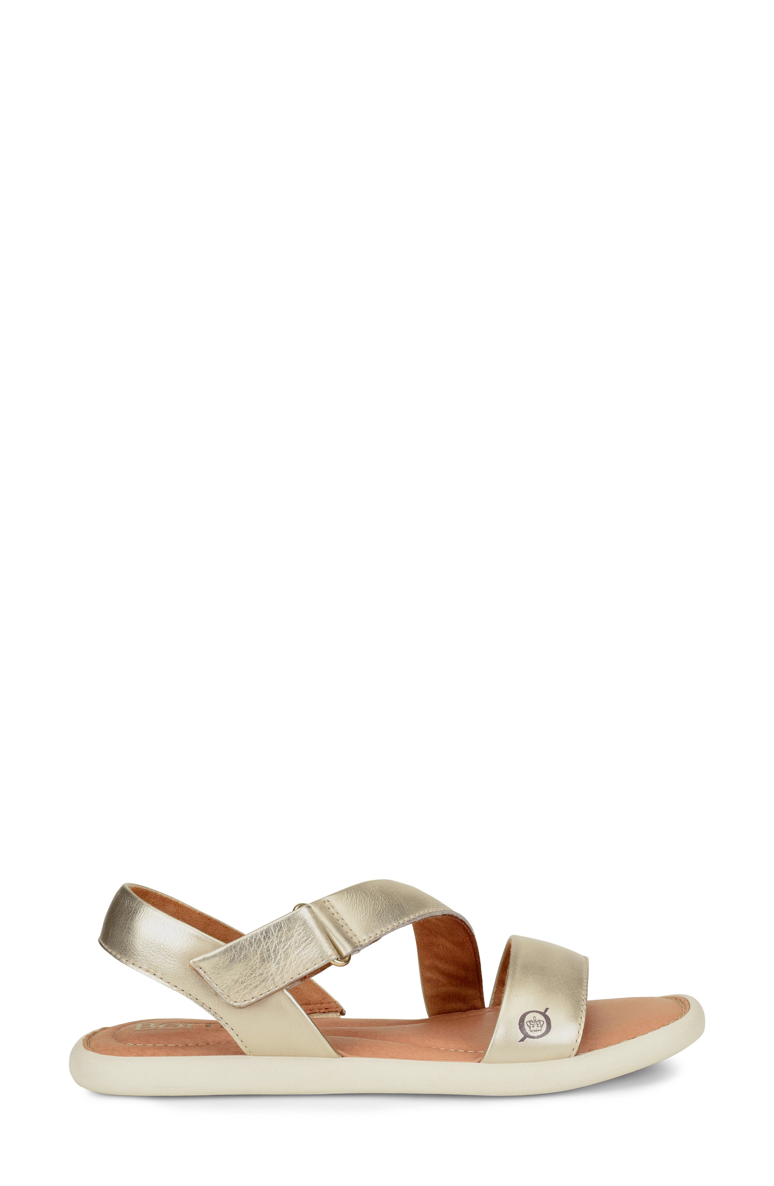 Rahway Strappy Sandal, Alternate, color, LIGHT GOLD METALLIC LEATHER