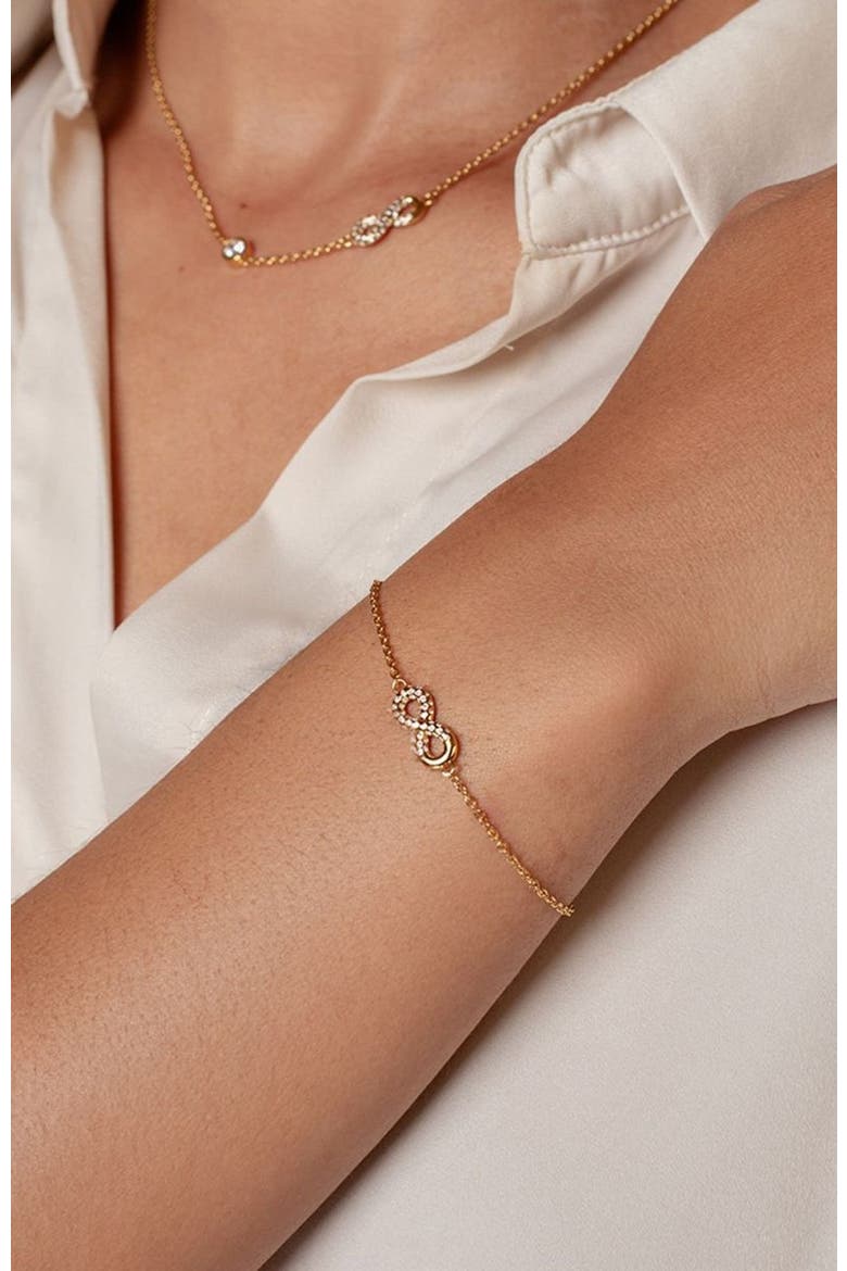Infinite Hope Bracelet, Alternate, color, 18k Gold Plated