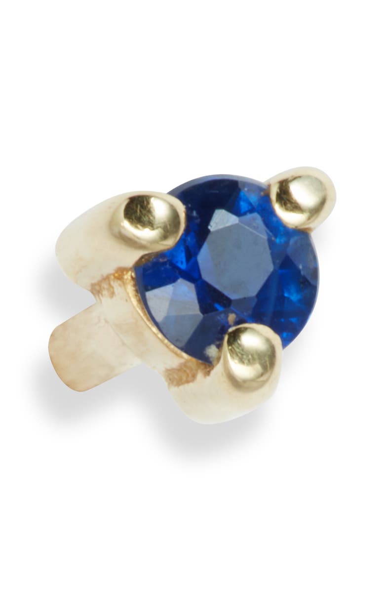 Jennie Kwon Designs Sapphire Dot Stud Earring, Alternate, color,