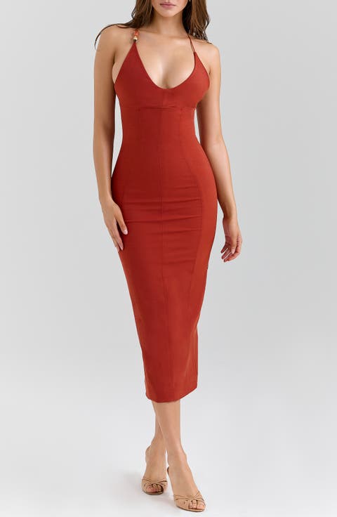Ria Body-Con Midi Dress