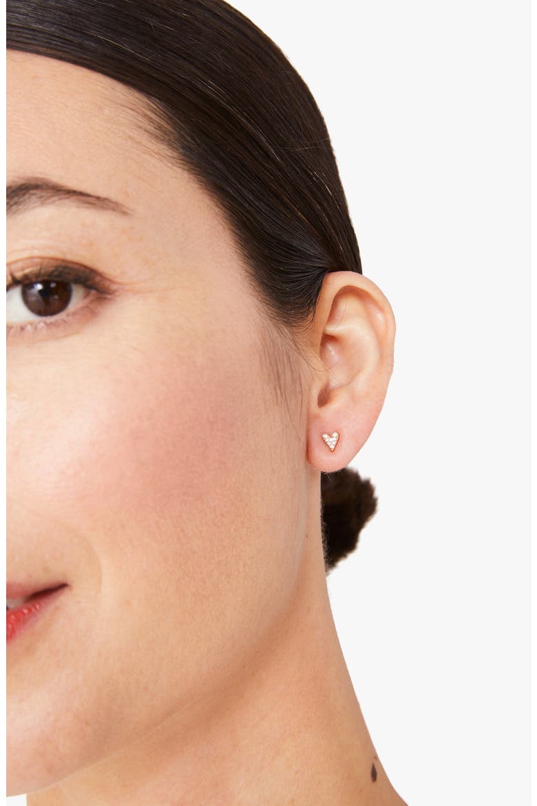 wishes mismatched stud earrings., Alternate, color, CLEAR/ GOLD.