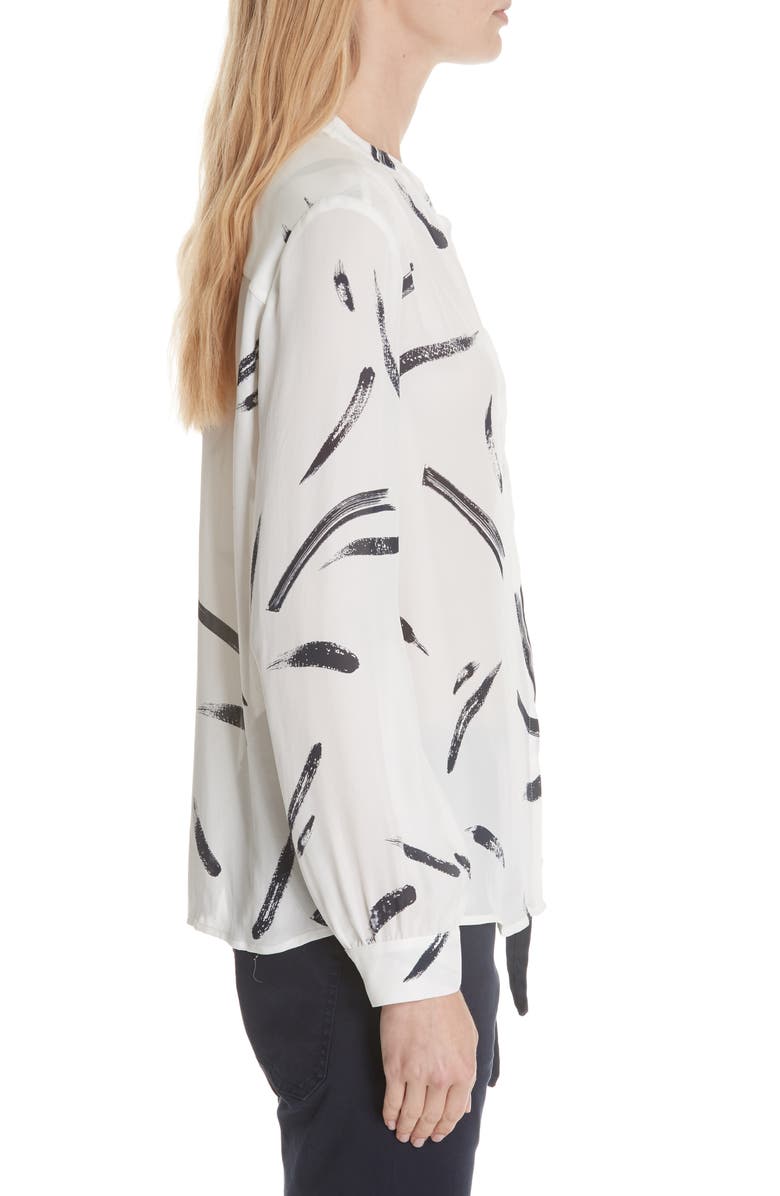 Joie Mintee Print Silk Blouse, Alternate, color, 