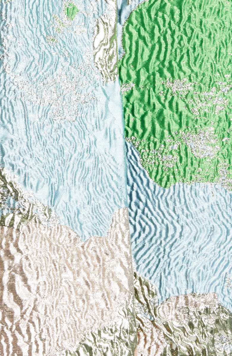 Stine Goya Cornelia Metallic Reycled Polyester Blend Jacquard Jacket, Alternate, color,