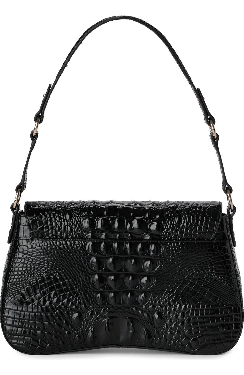 Brahmin Nerida Croc Embossed Leather Shoulder Bag, Alternate, color,