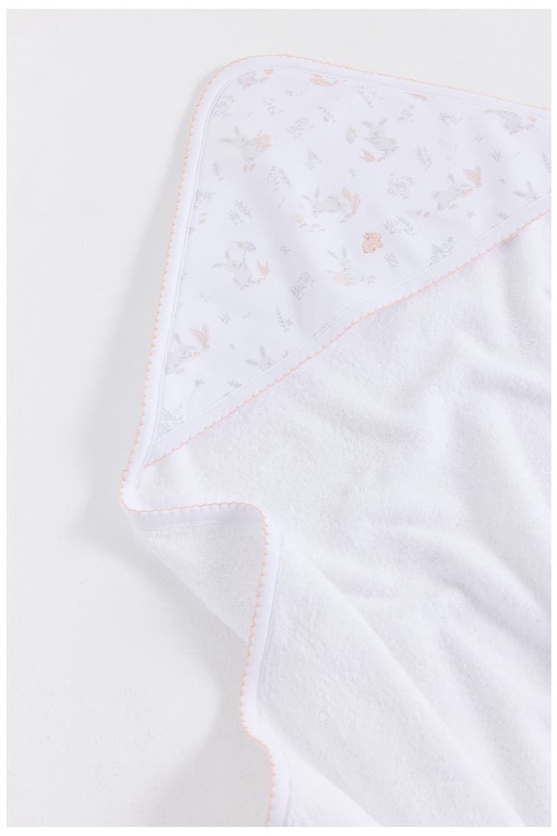 Small Bunny Towel Textured, Alternate, color, White