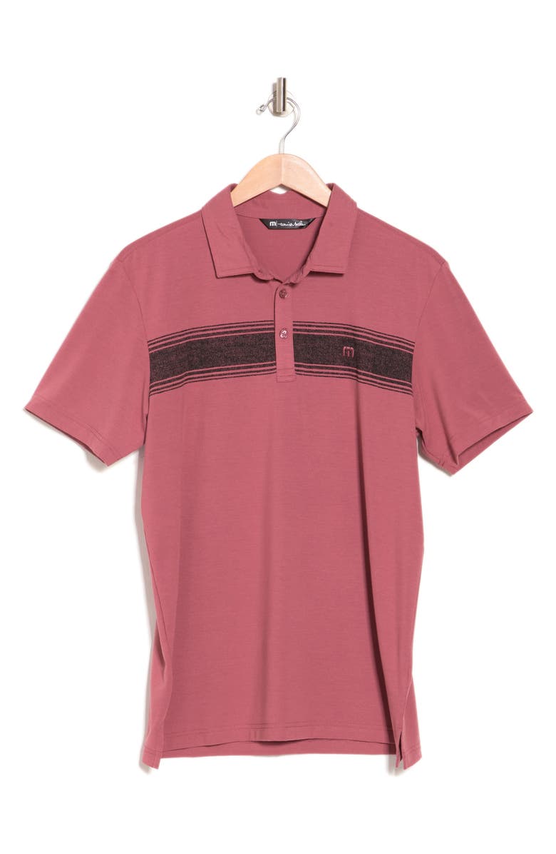 TravisMathew Garnacha Polo, Alternate, color, Roan Rouge