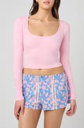 Florence by Mills Fitted Long Sleeve Crop Top