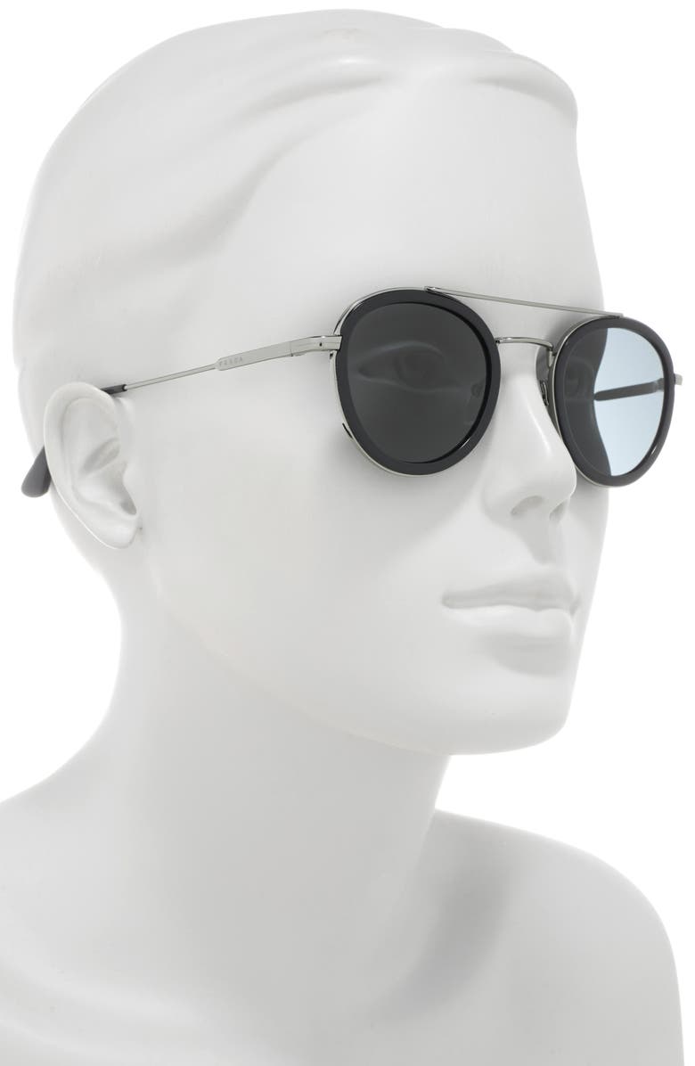 Prada 46mm Phantos Conceptual Sunglasses, Alternate, color, 