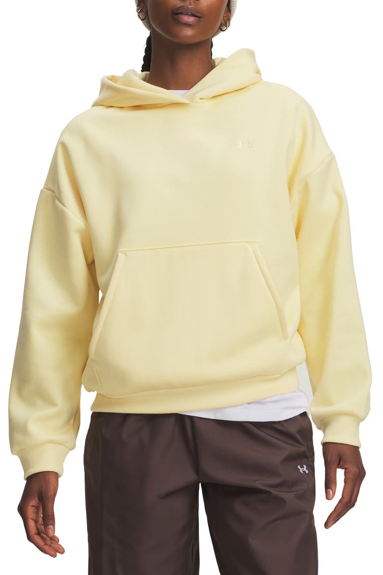 Icon Fleece Hoodie, Main, color, 700 PALE LEMON
