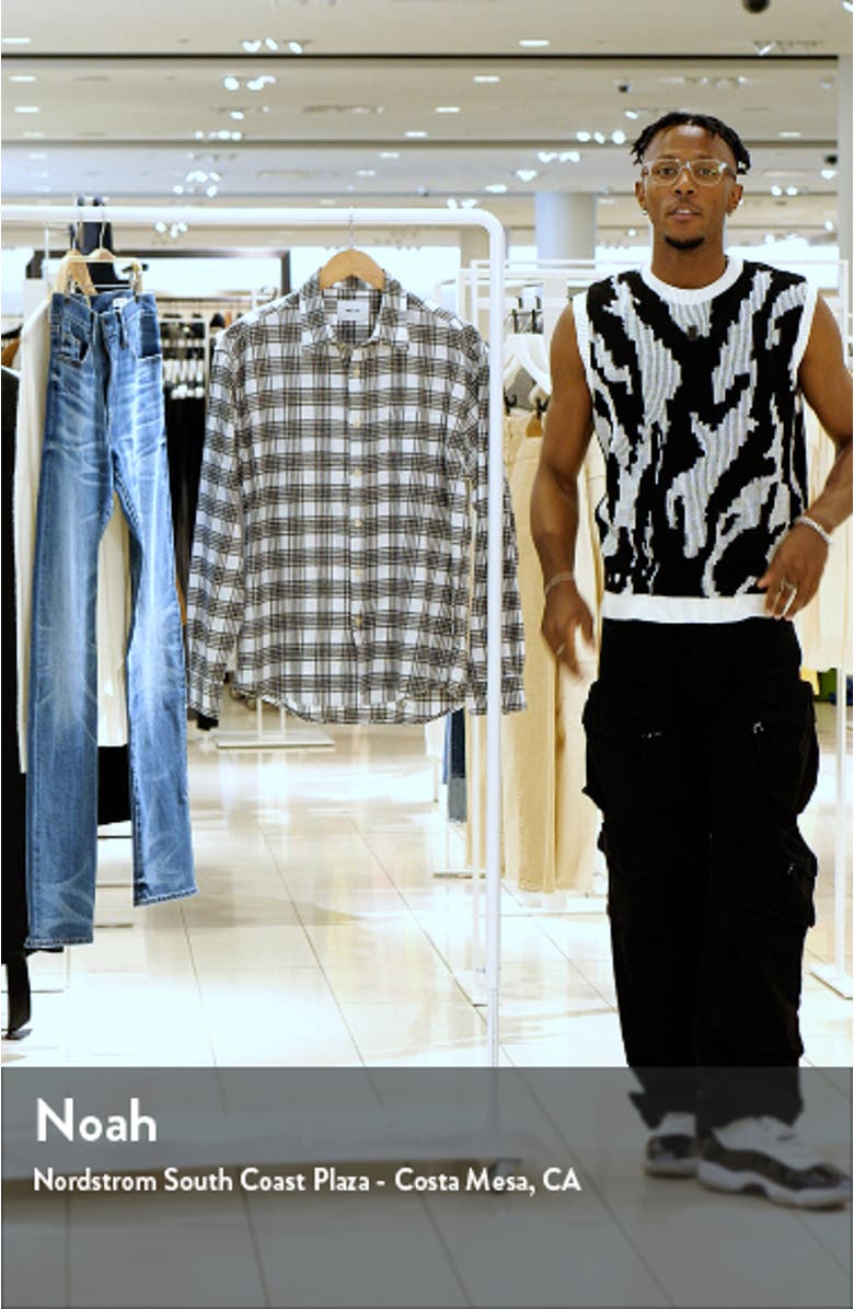 Deon 5465 Plaid Organic Cotton Flannel Button-Up Shirt, sales video thumbnail