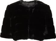 Eliza J Faux Fur Crop Jacket