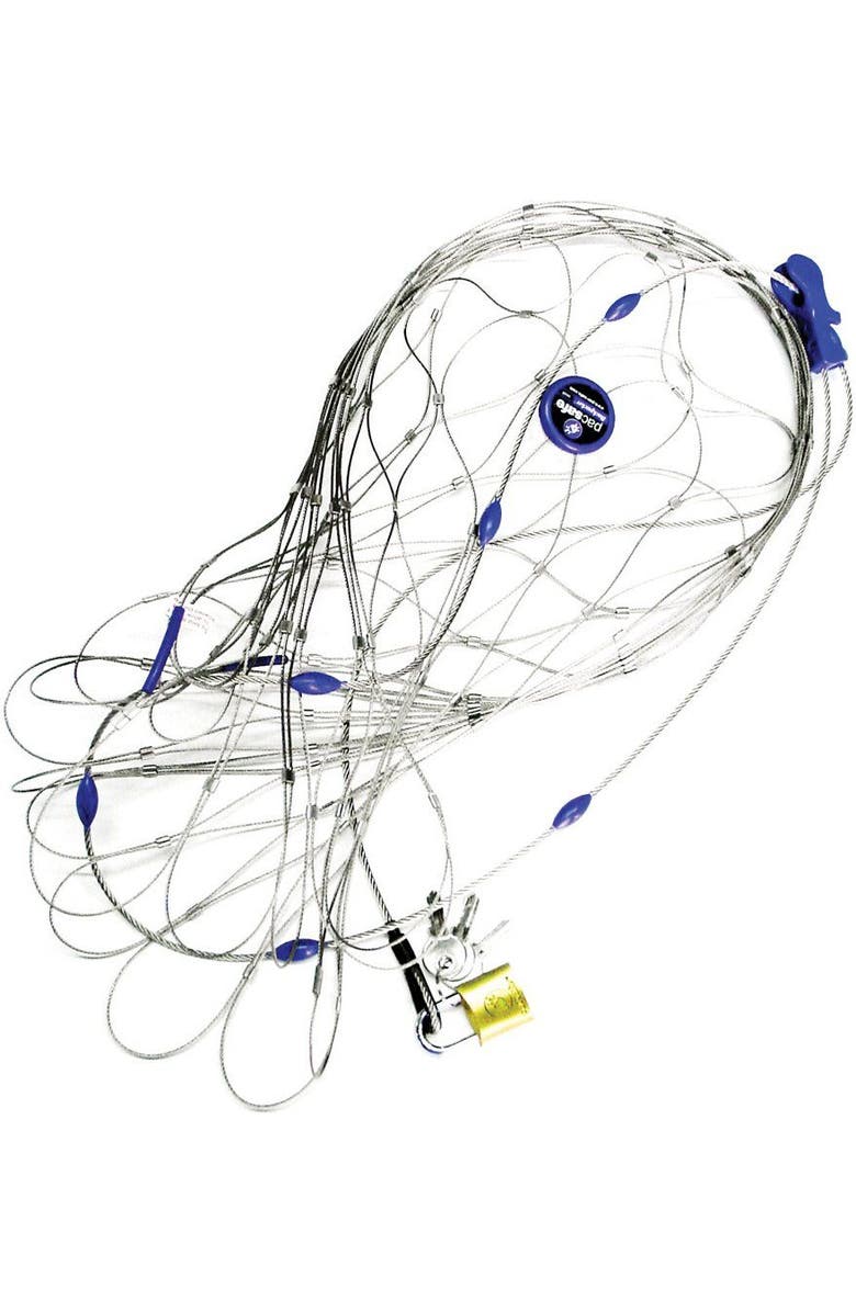 PACSAFE 120L Anti theft backpack & bag protector, Main, color, Silver