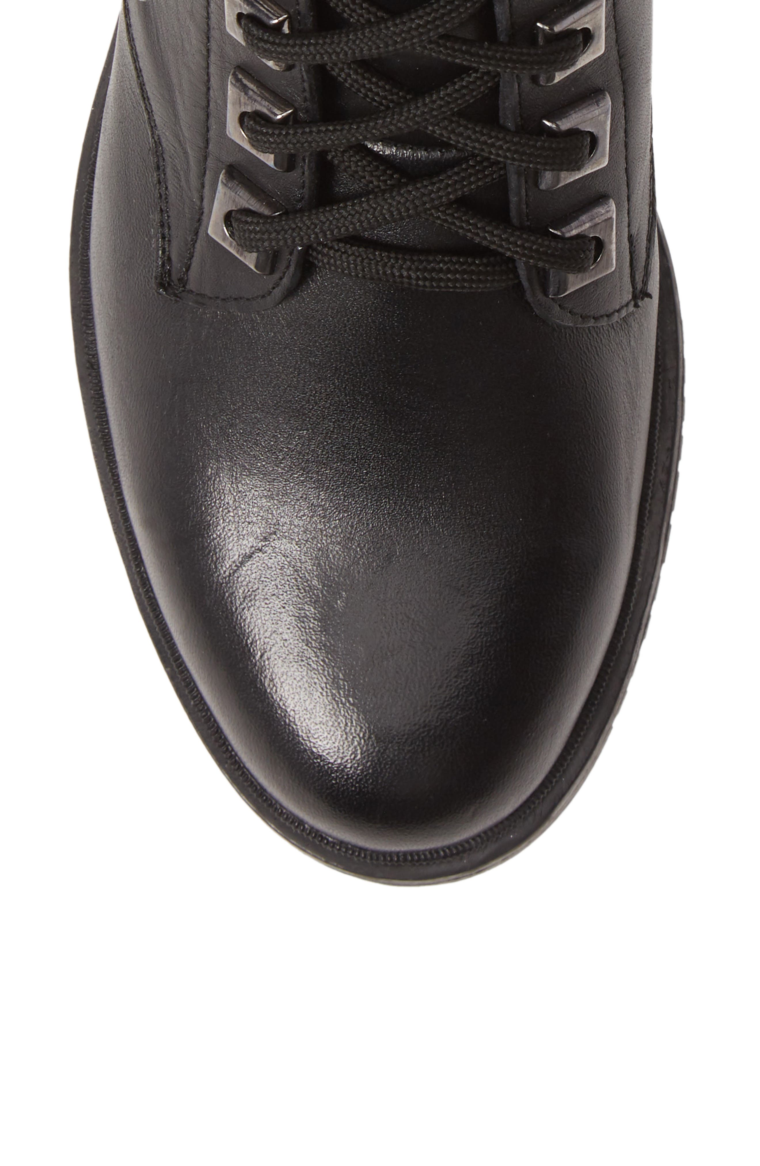 Manner Combat Boot, Alternate, color, BLACK LEATHER
