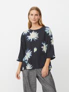 Masai Copenhagen Becca 3/4 Sleeve Round Neck Blouse