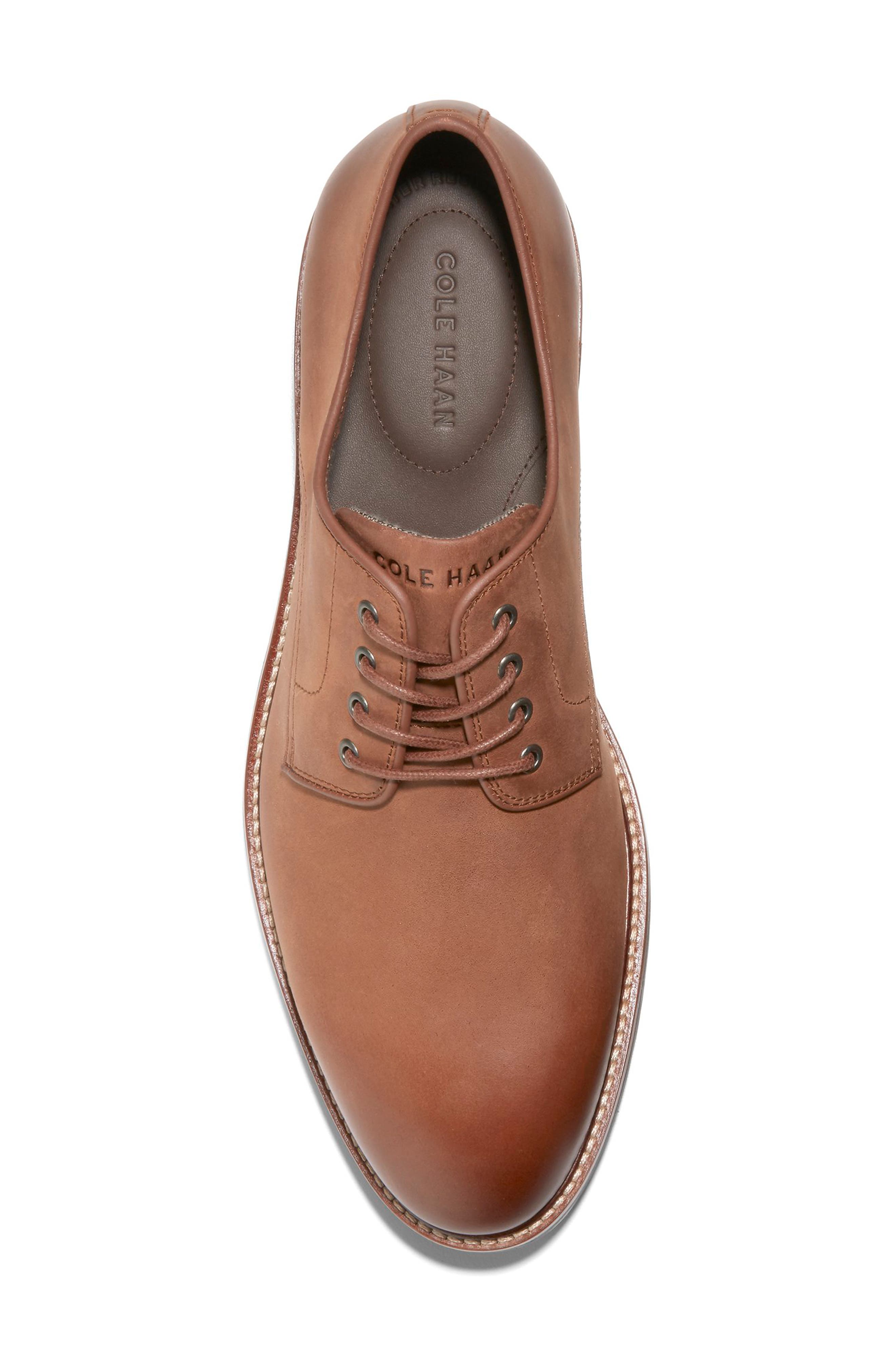 Cole Haan Berkshire Lug Water Resistant Derby, Alternate, color, Dark Sequoia Waxy